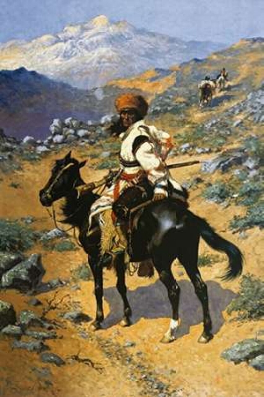 An Indian Trapper Poster Print by Frederic Remington - Item # VARPDX133368